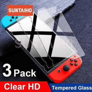 3Pack Protective Glass for Nintend Switch Tempered Glass Screen Protector for Nintendos Switch NS Glass Accessories Screen Film