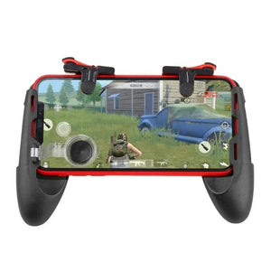 Hot 5 in 1 Mobile Phone Gamepad For PUBG Mobile Trigger Fire Button L1R1 Shooter Controller Joystick Aim Key For Shooting Game