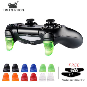 DATA FROG 1 Pairs L2 R2 Buttons Trigger Extenders Gamepad Pad for PlayStation 4 PS4/PS4 Slim/Pro Game Controller Accessories