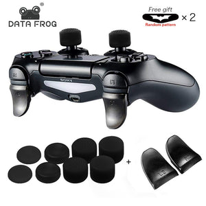 DATA FROG 2pcs/Set L2 R2 Buttons Extension Trigger For PS4 Controller For PS4 Extension Button For PS4 Gamepad Game Accessories