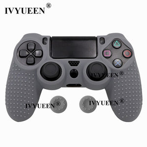 IVYUEEN 25 Colors Anti-slip Silicone Cover Skin Case for Sony PlayStation Dualshock 4 PS4 DS4 Pro Slim Controller & Stick Grip