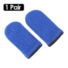 Load image into Gallery viewer, 2pcs Finger Cover Game Controller for PUBG Sweat Proof Non-Scratch Sensitive Touch Screen Gaming Finger Thumb Sleeve Gloves
