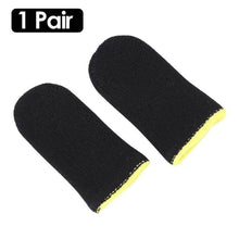 Load image into Gallery viewer, 2pcs Finger Cover Game Controller for PUBG Sweat Proof Non-Scratch Sensitive Touch Screen Gaming Finger Thumb Sleeve Gloves

