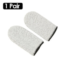 Load image into Gallery viewer, 2pcs Finger Cover Game Controller for PUBG Sweat Proof Non-Scratch Sensitive Touch Screen Gaming Finger Thumb Sleeve Gloves

