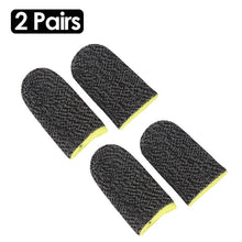 Load image into Gallery viewer, 2pcs Finger Cover Game Controller for PUBG Sweat Proof Non-Scratch Sensitive Touch Screen Gaming Finger Thumb Sleeve Gloves
